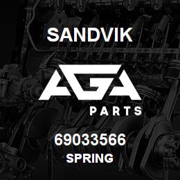 69033566 Sandvik SPRING | AGA Parts