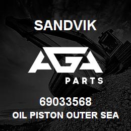 69033568 Sandvik OIL PISTON OUTER SEAL PRESALE T-TEXT | AGA Parts