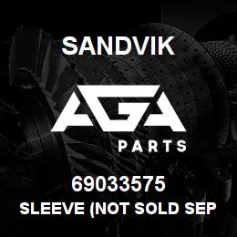 69033575 Sandvik SLEEVE (NOT SOLD SEPARATELY) | AGA Parts