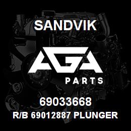 69033668 Sandvik R/B 69012887 PLUNGER KIT RB | AGA Parts