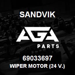 69033697 Sandvik WIPER MOTOR (24 V.) | AGA Parts