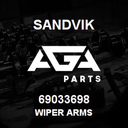 69033698 Sandvik WIPER ARMS | AGA Parts