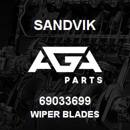 69033699 Sandvik WIPER BLADES | AGA Parts