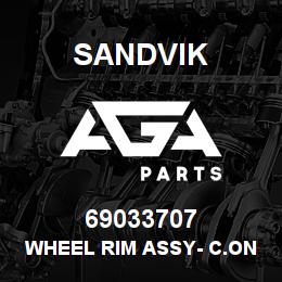 69033707 Sandvik WHEEL RIM ASSY- C.ONESTOGA (SELL PARTS) | AGA Parts