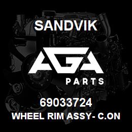 69033724 Sandvik WHEEL RIM ASSY- C.ONESTOGA | AGA Parts