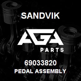 69033820 Sandvik PEDAL ASSEMBLY | AGA Parts