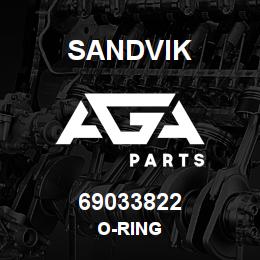 69033822 Sandvik O-RING | AGA Parts