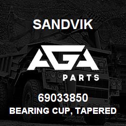 69033850 Sandvik BEARING CUP, TAPERED ROLLER RB | AGA Parts