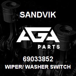 69033852 Sandvik WIPER/ WASHER SWITCHES | AGA Parts