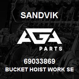 69033869 Sandvik BUCKET HOIST WORK SEGMENT | AGA Parts