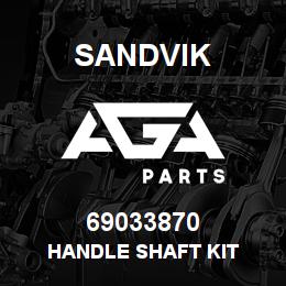 69033870 Sandvik HANDLE SHAFT KIT | AGA Parts