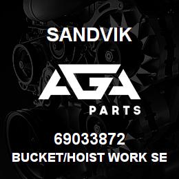 69033872 Sandvik BUCKET/HOIST WORK SEG. R/B 6413511RB | AGA Parts