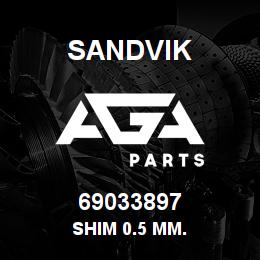 69033897 Sandvik SHIM 0.5 MM. | AGA Parts