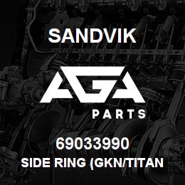 69033990 Sandvik SIDE RING (GKN/TITAN) | AGA Parts