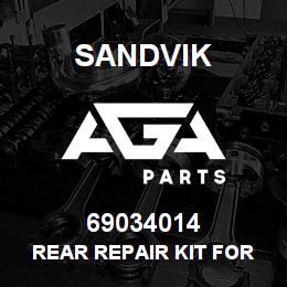 69034014 Sandvik REAR REPAIR KIT FOR 04702205 PUMP | AGA Parts