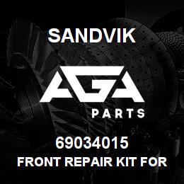 69034015 Sandvik FRONT REPAIR KIT FOR 04702205 PUMP | AGA Parts