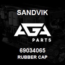 69034065 Sandvik RUBBER CAP | AGA Parts