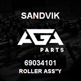 69034101 Sandvik ROLLER ASS'Y | AGA Parts