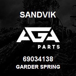 69034138 Sandvik GARDER SPRING | AGA Parts