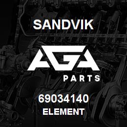 69034140 Sandvik ELEMENT | AGA Parts