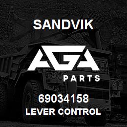 69034158 Sandvik LEVER CONTROL | AGA Parts