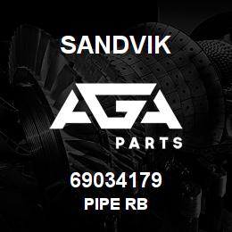 69034179 Sandvik PIPE RB | AGA Parts