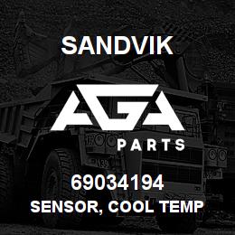 69034194 Sandvik SENSOR, COOL TEMP | AGA Parts