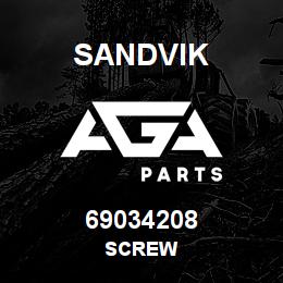 69034208 Sandvik SCREW | AGA Parts