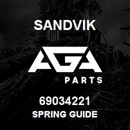 69034221 Sandvik SPRING GUIDE | AGA Parts
