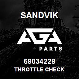 69034228 Sandvik THROTTLE CHECK | AGA Parts