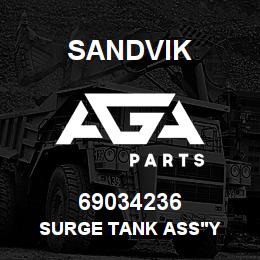 69034236 Sandvik SURGE TANK ASS'Y | AGA Parts