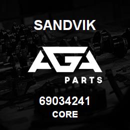 69034241 Sandvik CORE | AGA Parts