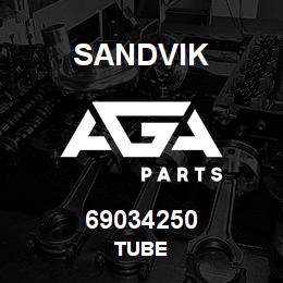69034250 Sandvik TUBE | AGA Parts