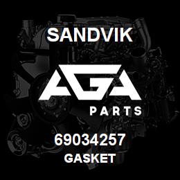 69034257 Sandvik GASKET | AGA Parts