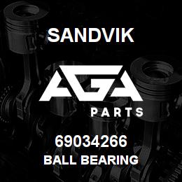 69034266 Sandvik BALL BEARING | AGA Parts