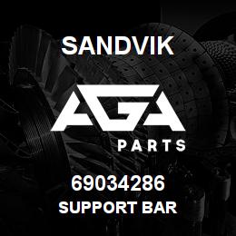 69034286 Sandvik SUPPORT BAR | AGA Parts