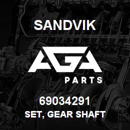 69034291 Sandvik SET, GEAR SHAFT | AGA Parts