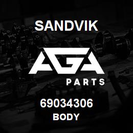 69034306 Sandvik BODY | AGA Parts