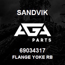 69034317 Sandvik FLANGE YOKE RB | AGA Parts