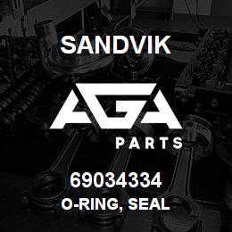 69034334 Sandvik O-RING, SEAL | AGA Parts