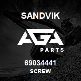 69034441 Sandvik SCREW | AGA Parts