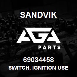 69034458 Sandvik SWITCH, IGNITION USE 64805514 RB | AGA Parts