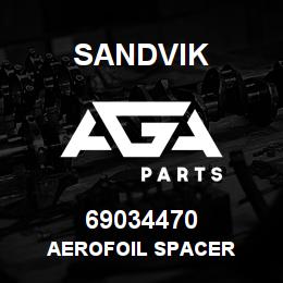 69034470 Sandvik AEROFOIL SPACER | AGA Parts