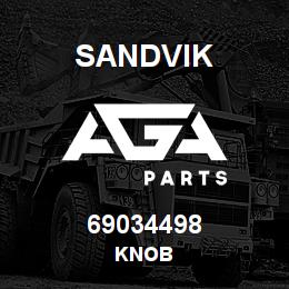 69034498 Sandvik KNOB | AGA Parts