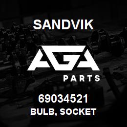 69034521 Sandvik BULB, SOCKET | AGA Parts