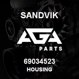 69034523 Sandvik HOUSING | AGA Parts