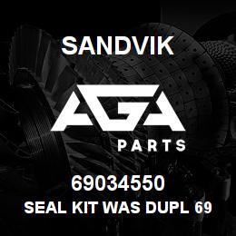 69034550 Sandvik SEAL KIT WAS DUPL 69037403 | AGA Parts