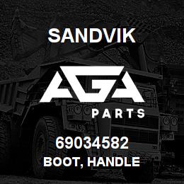 69034582 Sandvik BOOT, HANDLE | AGA Parts