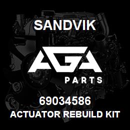 69034586 Sandvik ACTUATOR REBUILD KIT | AGA Parts