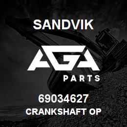 69034627 Sandvik CRANKSHAFT OP | AGA Parts